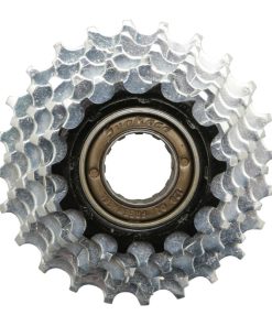 Roue Libre 6V. Sunrace 14-24 Argent-Noir Indexee (En Boite)