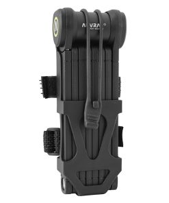 Antivol Velo Pliable-Pliant Auvray City Lock 360 Pro L 120 Cm Noir + Support Niveau Securite 8 -10 - Homologue Art2