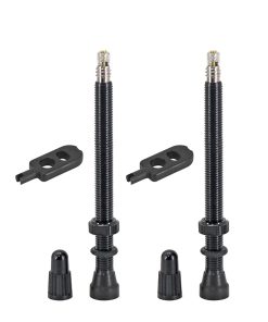 Valve de Pneu Tubeless Presta Hutchinson 60 mm Obus Demontable (Vendu A La Paire Sur Carte)