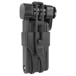 Antivol Velo - Trottinette Pliable-Pliant A Combinaison Longueur 90 Cm Noir (Support Fixation Inclus) -Niveau Securite 5-