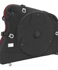 Valise Transport Velo Thermoformee Pour VTT - Route Noir Avec Roulettes