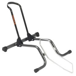Presentoir-Support 1 Velo Officine Parolin Stabilus 2.0 Pliable Fixation Roue Avant Ou Arriere Compatible 26"-27.5"-29"-700C Inox -Gist-