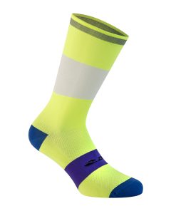 Chaussettes-Socquettes Ete Gist Reflex Jaune Fluo 44-47 - Hauteur 20Cm (Paire) -5850