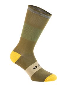 Chaussettes-Socquettes Ete Gist Reflex Ocre 44-47 - Hauteur 20Cm (Paire) -5850