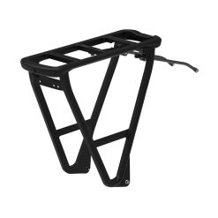 Porte Bagage Velo Arriere Polisport Hrp Alu Noir 26" A 28" Compatible Systeme Standard (Poids Maxi 27 Kg) (Inclus Quincaillerie de Fixation)