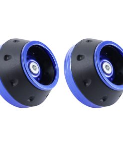 Ecrou Protection Antichute Fixation Moyeu Pour Trottinette Metal Bleu -Selection Gravity-