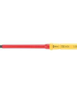 Embouts-Lames Interchangeables Isole Wera Kompakt Vde 60 A Fente-Plat 1X5,5X157 mm Jaune-Rouge (Vendu A L'Unite) -Marque Allemande Pour Les Ateliers-