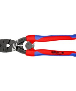Pince Coupe Boulon Pro Knipex Compact Cobolt 200mm Noir Antirouille Pour Epaisseur Materiau de 3,6 A 6,0mm Avec Poignee Ergonomique et Ressort (71 12 200) -Made In Germany-