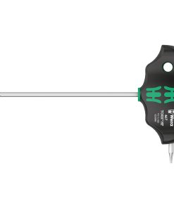 Cle Torx Manche En T Wera 467 Hf T7X100mm Noir-Vert (Vendu A L'Unite) -Marque Allemande Pour Les Ateliers-