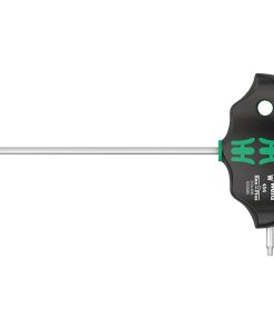 Cle Allen-6 Pans Manche En T Wera 454 Hex Plus 2X100mm Noir-Vert (Vendu A L'Unite) -Marque Allemande Pour Les Ateliers-