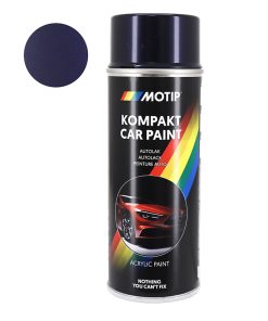 Bombe de Peinture Motip Kompakt Autolack Acryl Metal Bleu Nuit Aerosol 400 ml (54561)