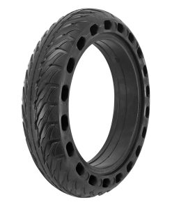 Pneu Trottinette Plein Alveole 8.5 X 2.00-6.1 Noir - Largeur Interieur 36 mm (Pour Xiaomi M365, 1S, Essential, Mi3, Pro, Pro2 et Wispeed)