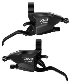 Levier-Manette VTT Patin Ltwoo 3X7V. Noir V-Brake (Paire) Compatible Shimano