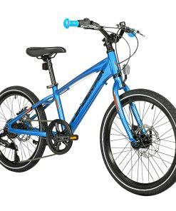 Velo Musculaire VTT 20 Leader Fox Gamp 2025 Garcon Bleu 6V (Taille Enfant 120 À 135 Cm)