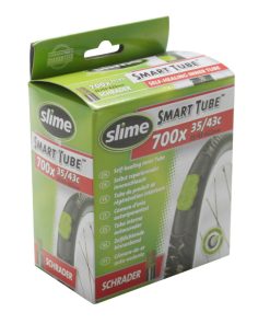 Chambre a Air Velo 700 X 35-43 Slime Valve Standard Obus Demontable Avec Liquide Anti-Crevaison