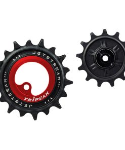 Galet Derailleur Aopw Tripeak 13-18 Dents Ceramique 12X1-11X2V. Shimano Deore Xt 8100-8130 Slx 7120-7100 Grx 822 Rouge (Jeu de 2) (Garantie 4 Ans)
