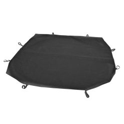 Housse Anti Pluie Pour Coffre de Tricycle Leader Fox Compatible Lovelo, Curtis Couleur Noir (Inclus Bloc de Fixation + 8 Vis)