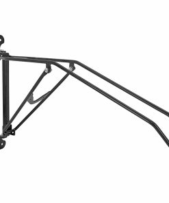 Presentoir-Support Velo Mural Ibera Pour 1 Velo Fixation Sur Roue Compatible 20" À 29" (Pliable A Oscillation Laterale)