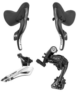 Levier-Manette Route Carbone Pour Patin Ltwoo 2X11V. Avec Derailleurs Avant + Arriere Chape Carbone Ltwoo Compatible Shimano