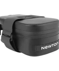 Sacoche de Selle Velo Newton Noir Etanche Fixation Velcro (L 120 x L 65 x H 50Mm)