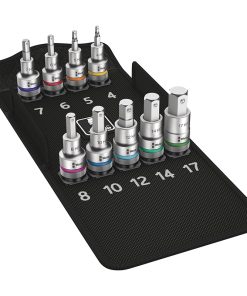 Douille Allen-6 Pans Wera 8740 C Hf Zyklop 1-2 (Set 9 Pieces) -Marque Allemande Pour Les Ateliers-