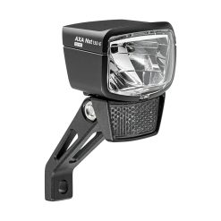 Eclairage Velo Vae - E-Bike Avant Sur Fourche Axa Nxt 130 E-Bike 6-12V 130Lux Homologue Noir Compatible Dynamo - Pour Voir A 140M et Visible A 7Kms