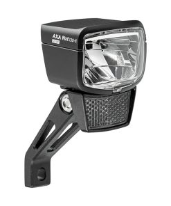 Eclairage Velo Vae - E-Bike Avant Sur Fourche Axa Nxt 130 E-Bike 6-12V 130Lux Homologue Noir Compatible Dynamo - Pour Voir A 140M et Visible A 7Kms