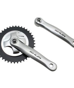 Pedalier City Gravity Manivelles Alu 170mm Plateau 38D. Chaine 3.30 (1-8")