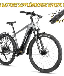 Velo Electrique-Vae VTC 28 Leader Fox Barnet 2025 Homme Gris 9V Moteur Central Bafang M510 36V 95Nm Batterie 20Ah (20.5'' - H53Cm - Taille Xl - Pour Adulte de 183Cm À 190Cm)