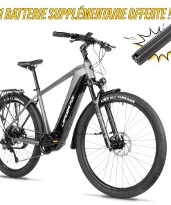Velo Electrique-Vae VTC 28 Leader Fox Barnet 2025 Homme Gris 9V Moteur Central Bafang M510 36V 95Nm Batterie 20Ah (22.5'' - H53Cm - Taille Xxl - Pour Adulte de 190Cm À Plus)