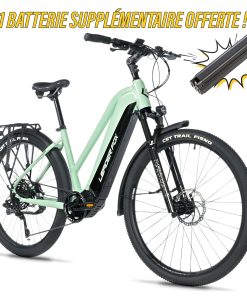 Velo Electrique-Vae VTC 28 Leader Fox Barnet 2025 Femme Vert D'Eau 9V Moteur Central Bafang M510 36V 95Nm Batterie 20Ah (20'' - H52Cm - Taille L - Pour Adulte de 178Cm À 185Cm)