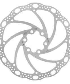 Disque de Frein Route - VTT 6 Trous Tektro 160mm Argent Pour Tout Type de Plaquette (Montage Atelier)