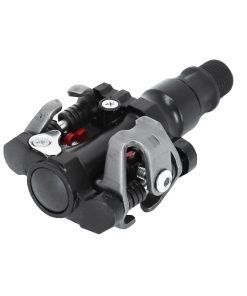 Pedale VTT Automatique Newton A Billes Type SPD Alu Noir Avec Cales (Paire)