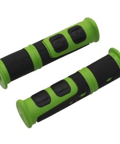 Poignee VTT Progrip 964 Evo Noir-Vert Ø22mm L120mm Predecoupe Pour 90mm (Paire)