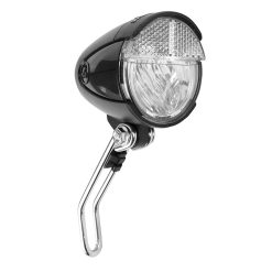 Eclairage Velo Vae - E-Bike Avant Sur Fourche Trelock Ls583 Bike-Retro 15Lux Noir Compatible Dynamo - Pour Voir A 35M et Visible A 2,250Kms