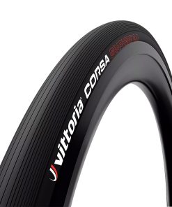Pneu Route 700 X 25 Vittoria Corsa Graphene 2.0 Noir Tubeless Ready TS (25-622) (Offre Speciale) Compatible Avec Chambre a Air