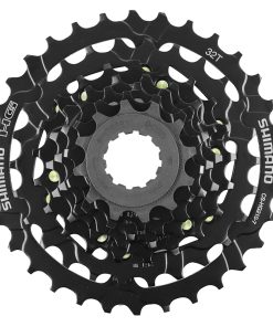 Cassette 7V. Shimano Hg210 12-32 Noir (12-14-16-18-21-24-32) -Spline M-