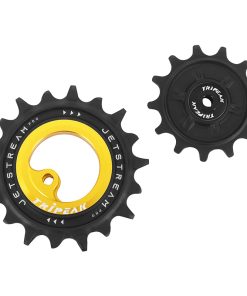 Galet Derailleur Aopw Tripeak 13-18 Dents Ceramique 12X1-11X2V. Shimano Deore Xt 8100-8130 Slx 7120-7100 Grx 822 Or (Jeu de 2) (Garantie 4 Ans)