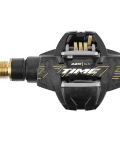Pedale VTT Automatique Time Xc 12 Carbone Or Avec Cales Atac 13°-17° B1 (Paire)