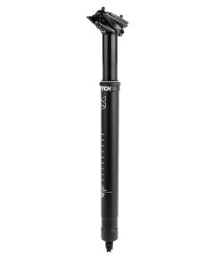 Tige de Selle VTT Telescopique Switch Swl-70 Alu Noir Diam. 31.6 L400mm (Reglage Par Cable Interne Debattement 70mm) Fixation Cintre Guidon