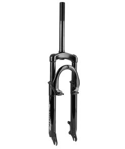 Fourche VTT 24 " M-W A Suspension Acier Ressort-Elastomere Noir Deb. 50mm Pivot (220-130mm) Filete 1"-22,2 Interieur (Montage Disque + V-Brake)