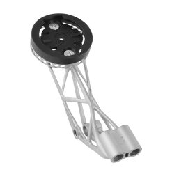 Support Gps - Compteur 3D Titane Fixation Pour Cintre Guidon Giant Generation 10 Tcr Compatible Garmin 1050 17.9G (Livre Avec Support Garmin, Bryton, Wahoo) -Newton-