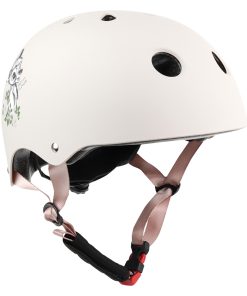 Casque Velo Enfant Disney Bambi Rose Avec Molette Reglage Taille 52-56 (Vendu Sur Carte)