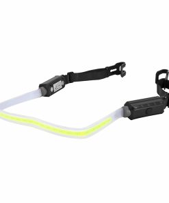 Lampe-Torche-Baladeuse Atelier A Leds 1000 Lm Aimantee Orientable A 160° Sangle Elastique Avec 2 Batterie (Rechargeable Usb)