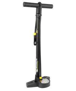 Pompe A Pied Michelin Air Control Acier Noir Avec Manometre Analogique 11Bars Raccord Clever Valve Vp-vs