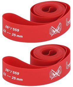 Fond De Jante Zefal VTT 26X22 Rouge Haute Pression (Vendu A La Paire)