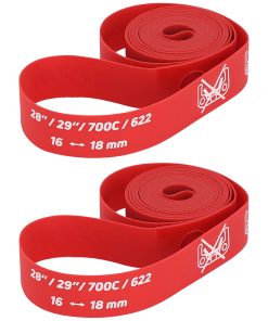 Fond De Jante Zefal Roue 700C Haute Pression En 16 mm Rouge (Vendu A La Paire)