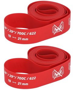 Fond De Jante Zefal Roue 700C-VTT 29" Haute Pression En 19 mm Rouge (Vendu A La Paire)