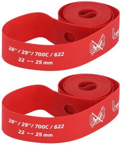 Fond De Jante Zefal Roue 700C-VTT 29" Haute Pression En 22 mm Rouge (Vendu A La Paire)