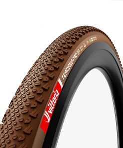 Pneu Gravel 700 X 40 Vittoria Terreno T50 Mixed Race Graphene 2.0 Noir-Marron Tubeless Ready TS (40-622)